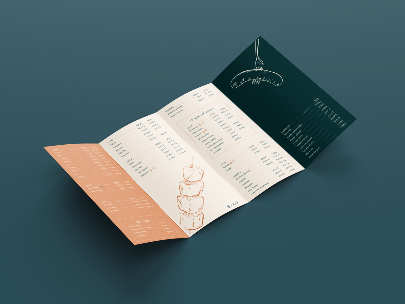 liste de prix - Majulae
